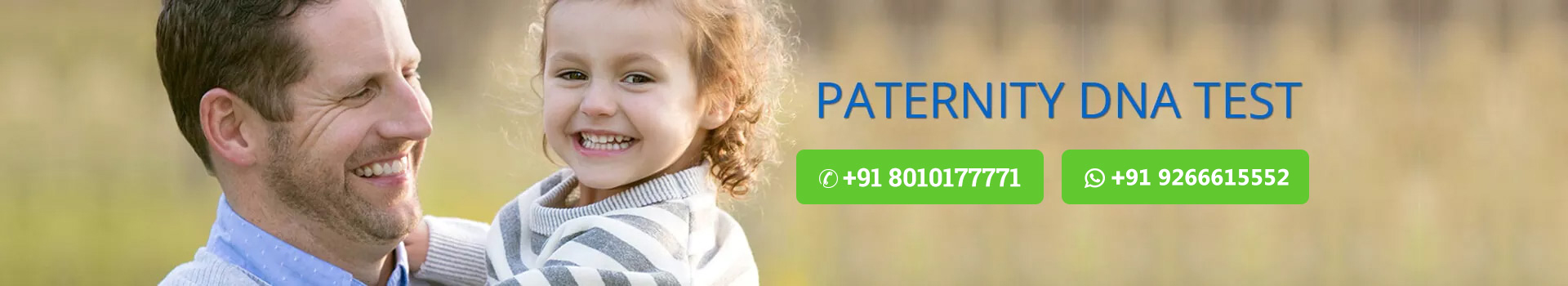 Confidential Paternity DNA Test in India